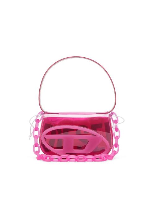 Borsa a spalla iconica in tpu trasparente Diesel | X08396 P8763T4222